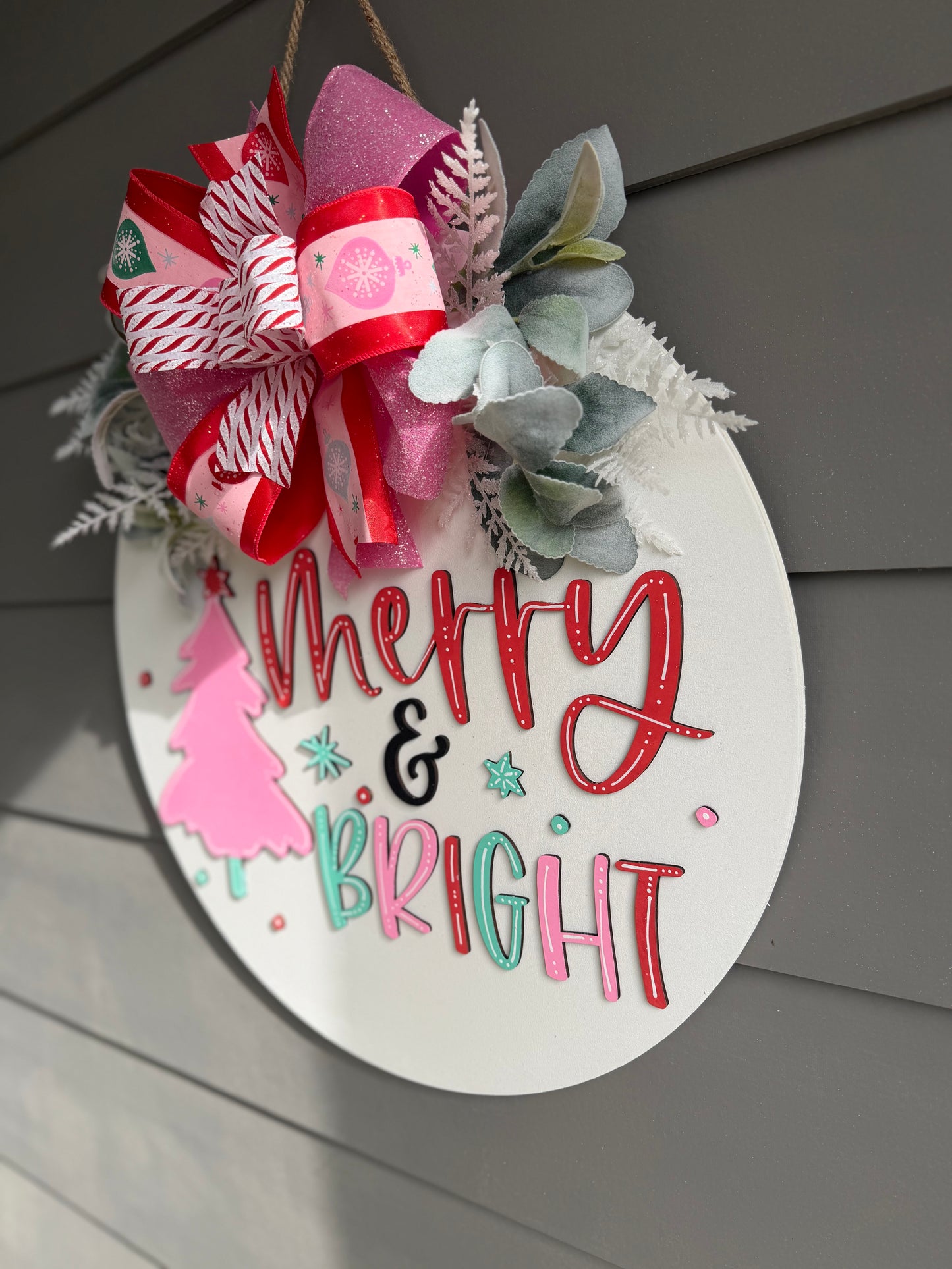 Merry & Bright - Pink Tree