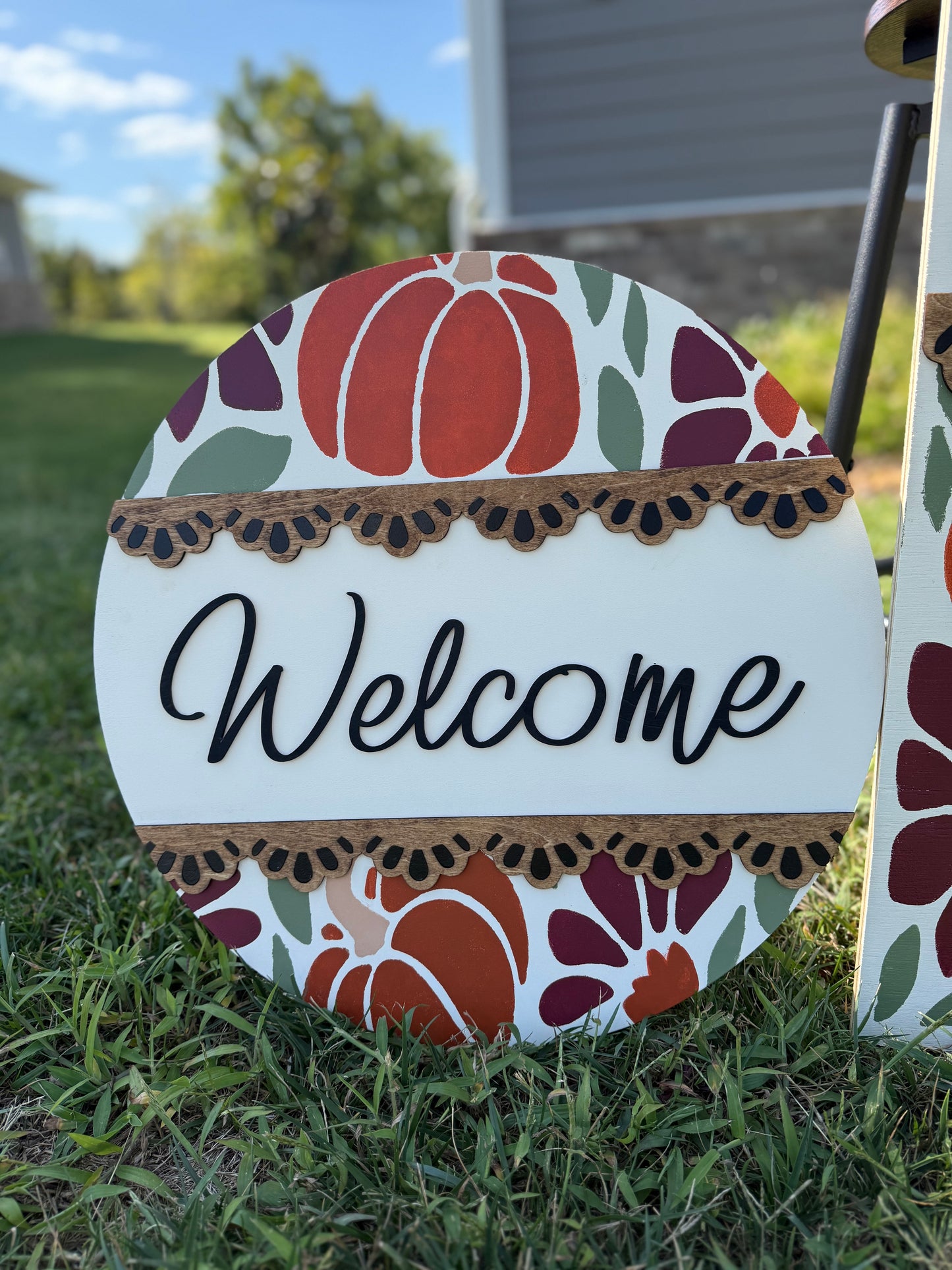 Welcome - It’s Fall Porch Set