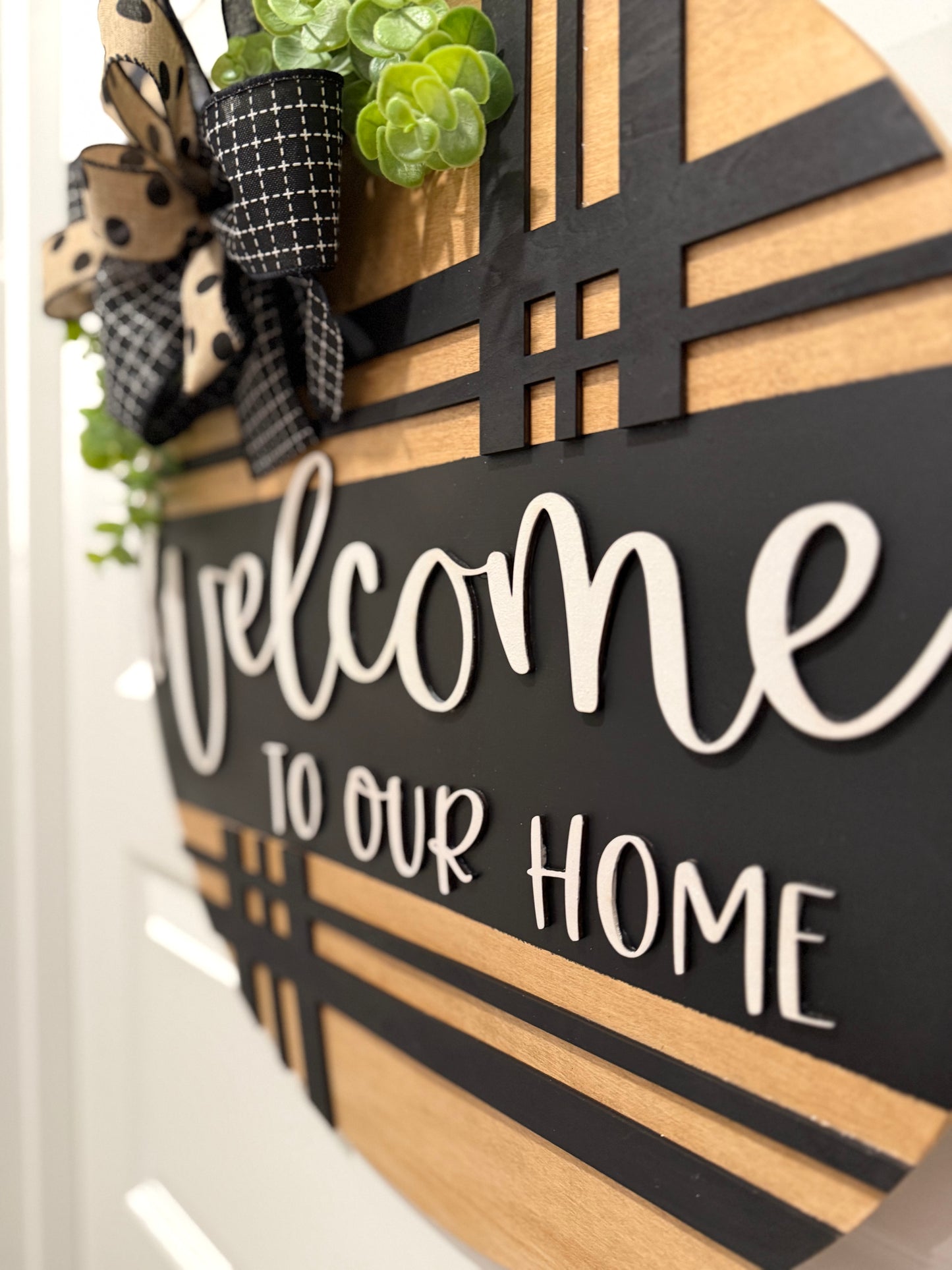 Welcome To Our Home - Black/Stain