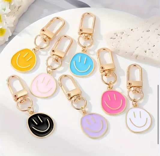 Smiley Face Keychains