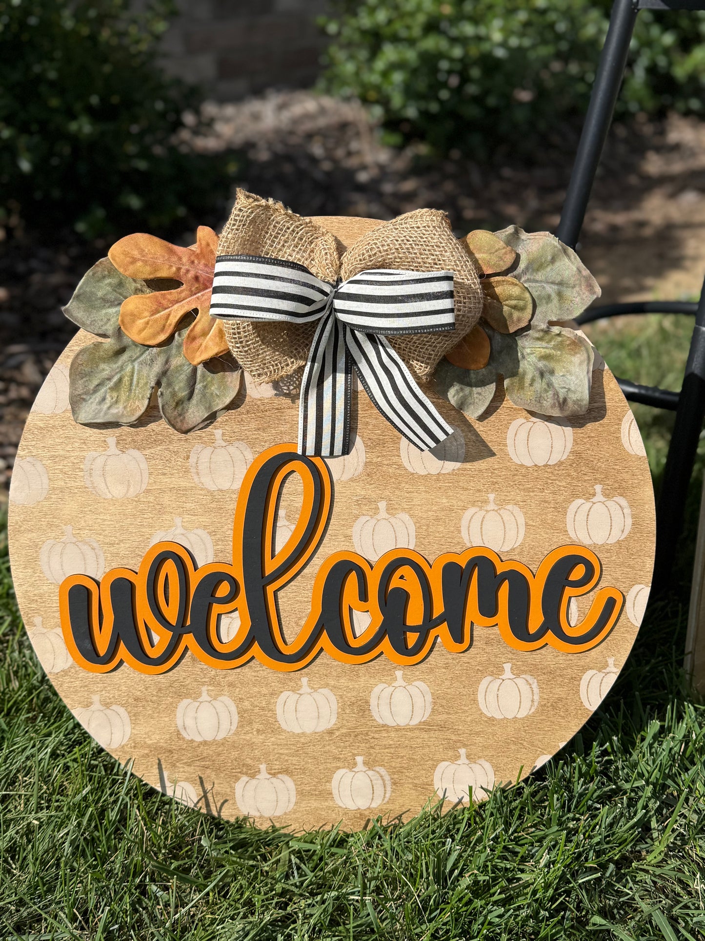 Welcome - Hey Pumpkin Porch Set