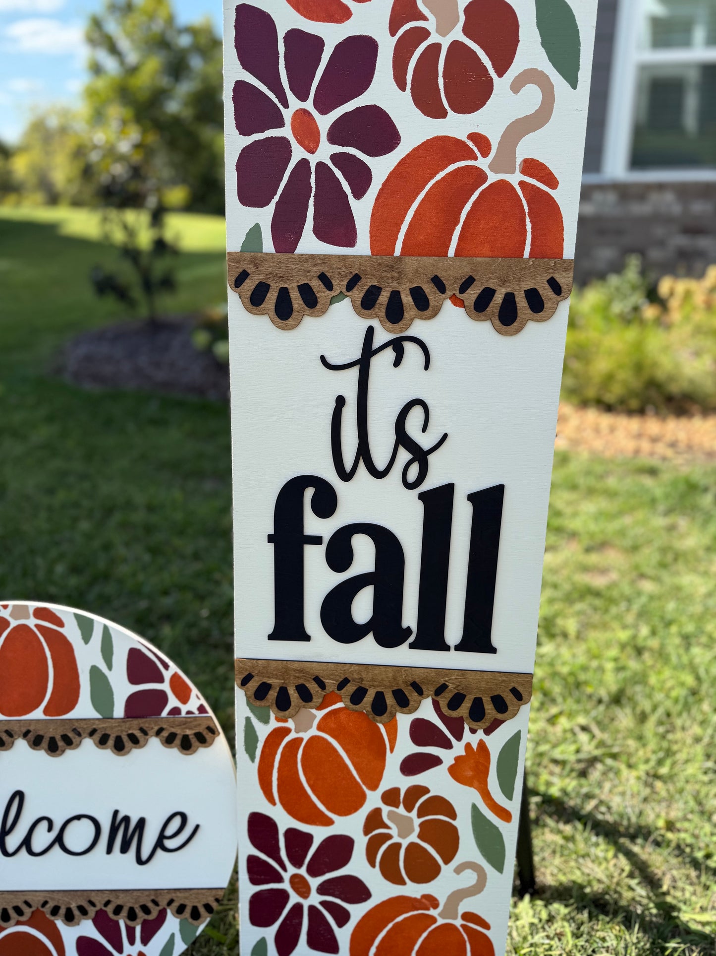 Welcome - It’s Fall Porch Set