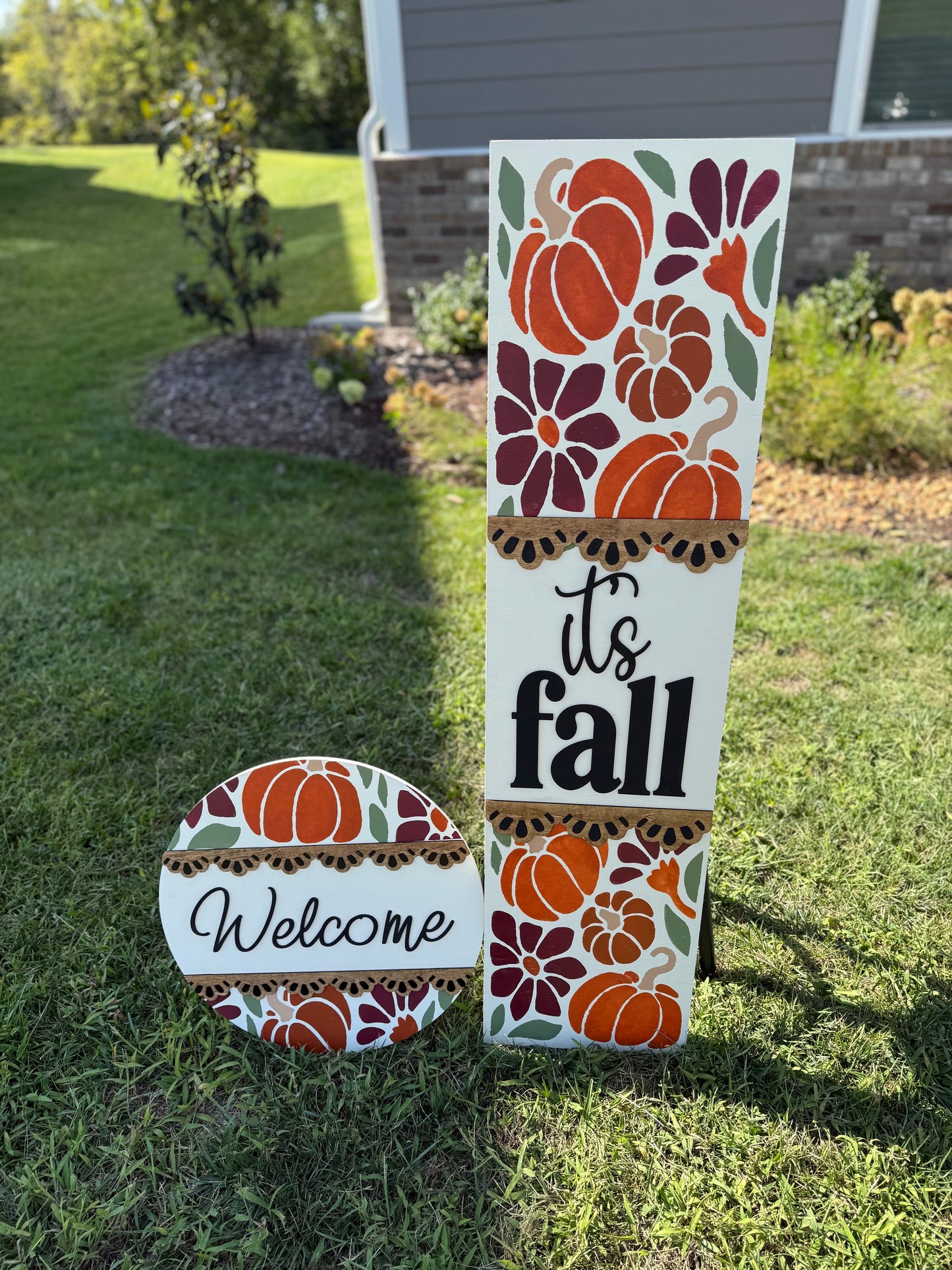 Welcome - It’s Fall Porch Set
