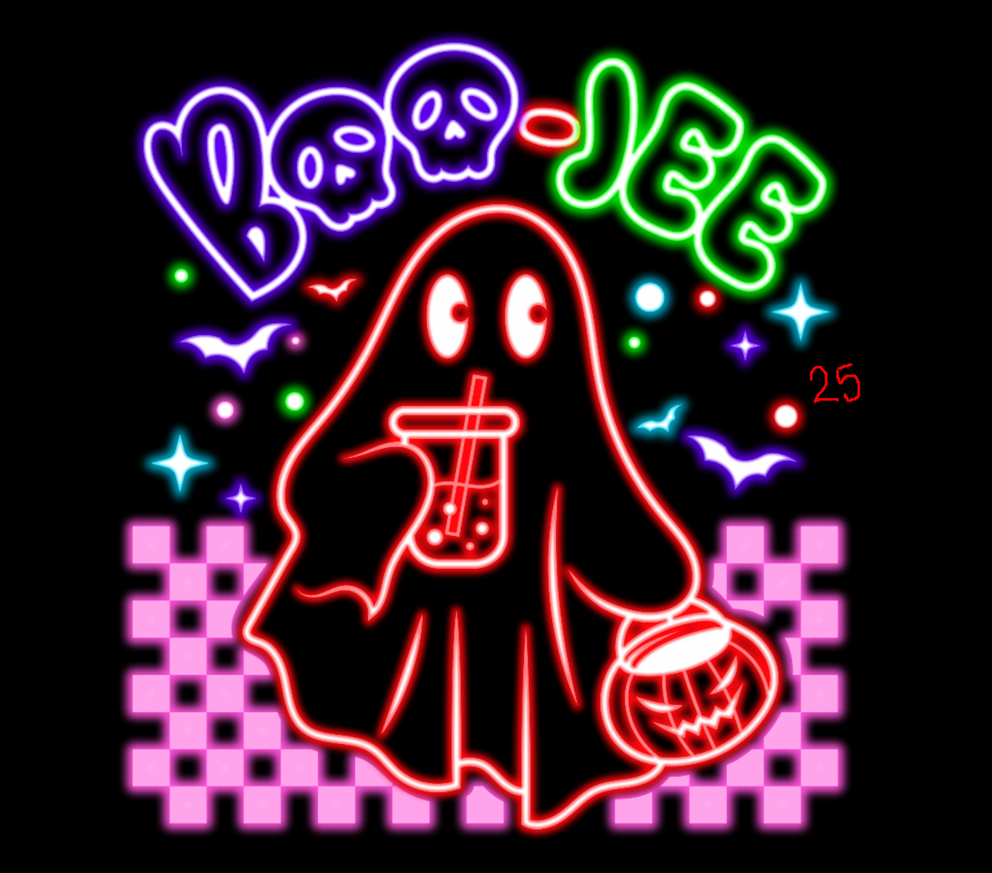 Halloween Neon T-shirt - (Designs 20 thru 28)