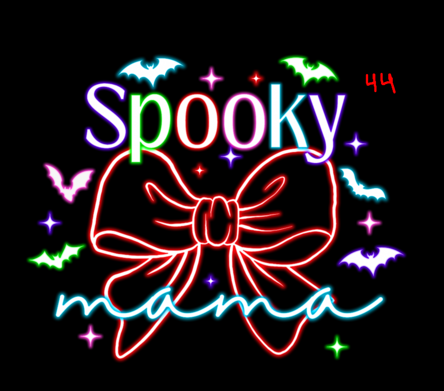 Halloween Neon T-shirt - (Designs 40 thru 49)