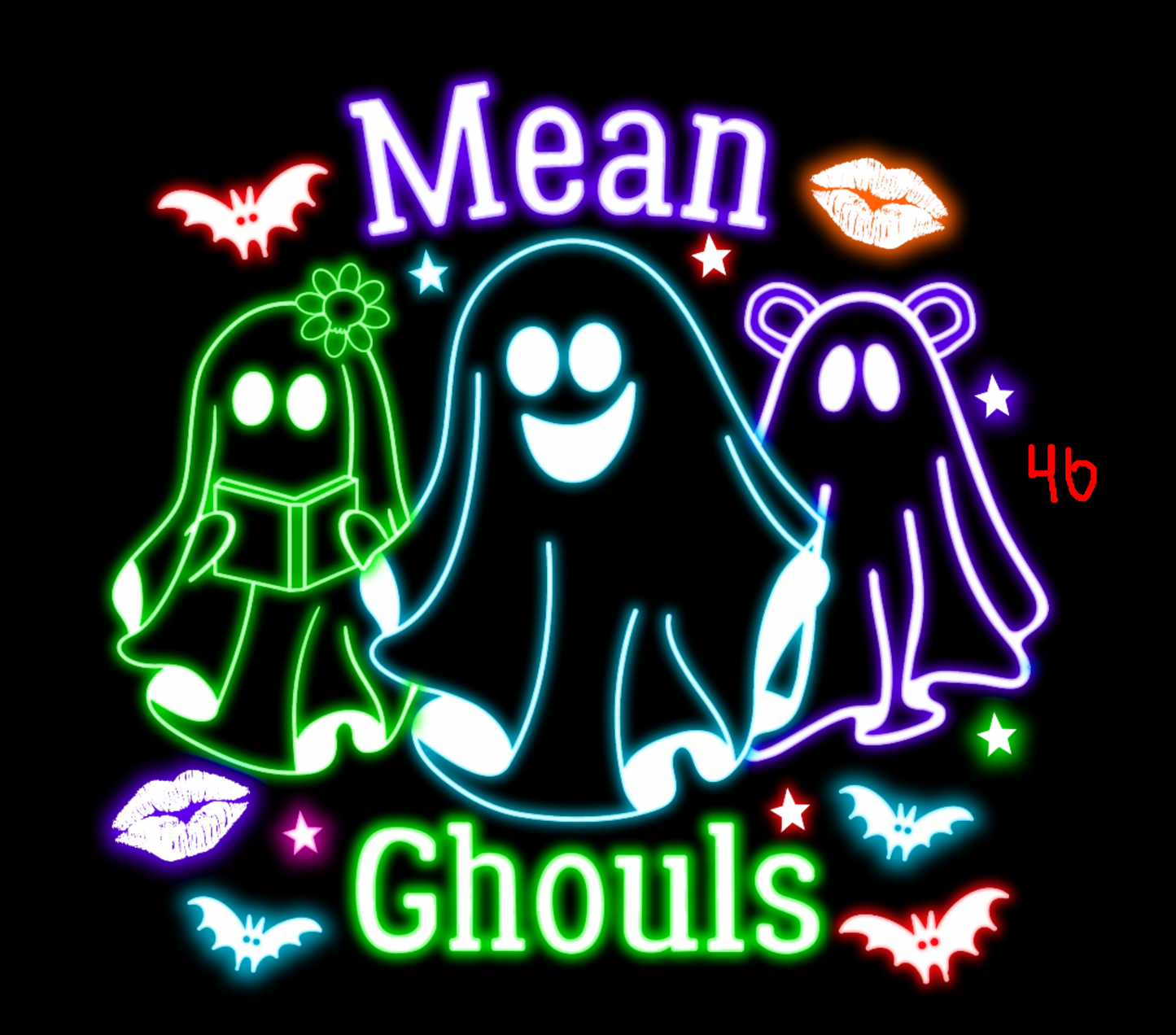 Halloween Neon T-shirt - (Designs 40 thru 49)