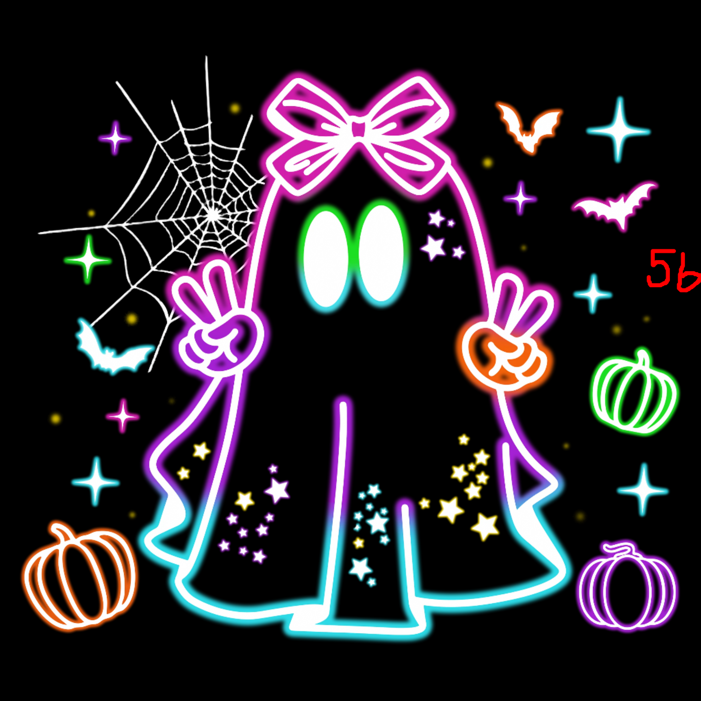 Halloween Neon T-shirt - (Designs 50 thru 58)