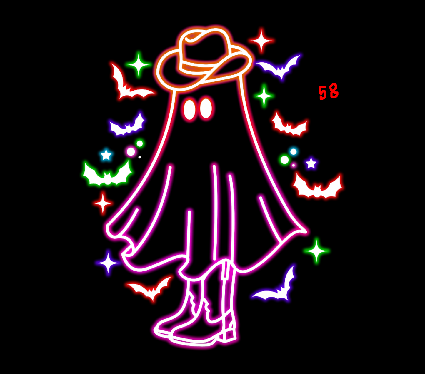 Halloween Neon T-shirt - (Designs 50 thru 58)