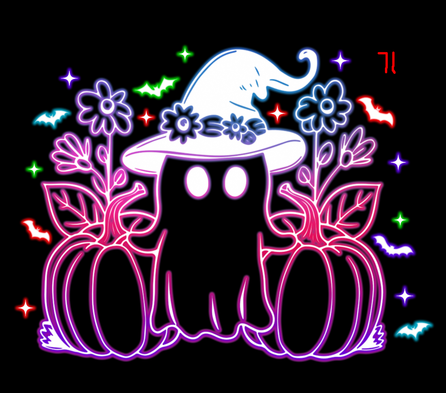 Halloween Neon T-shirt - (Designs 70 thru 76)