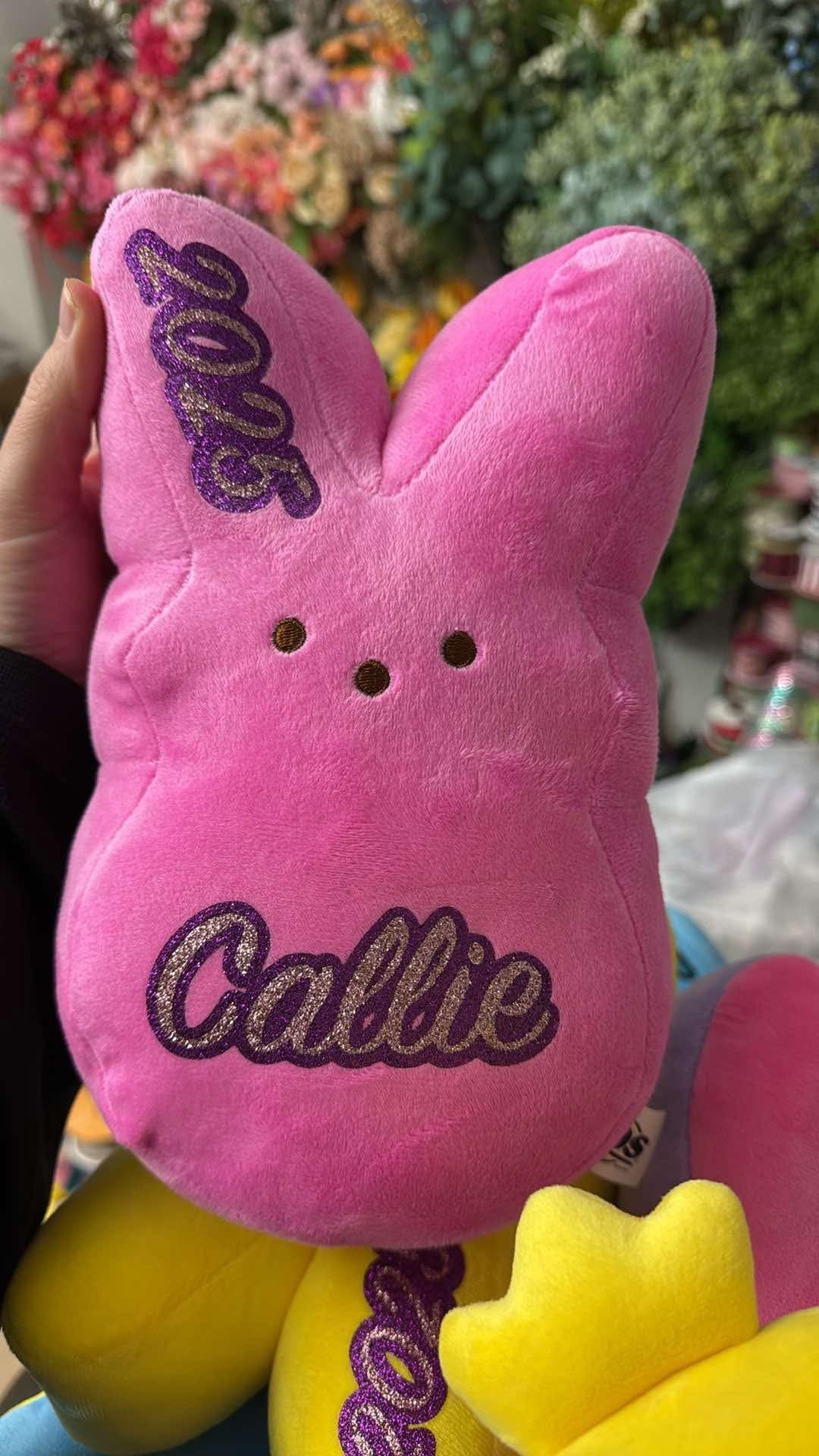 Personalized Plush Bunny Peeps