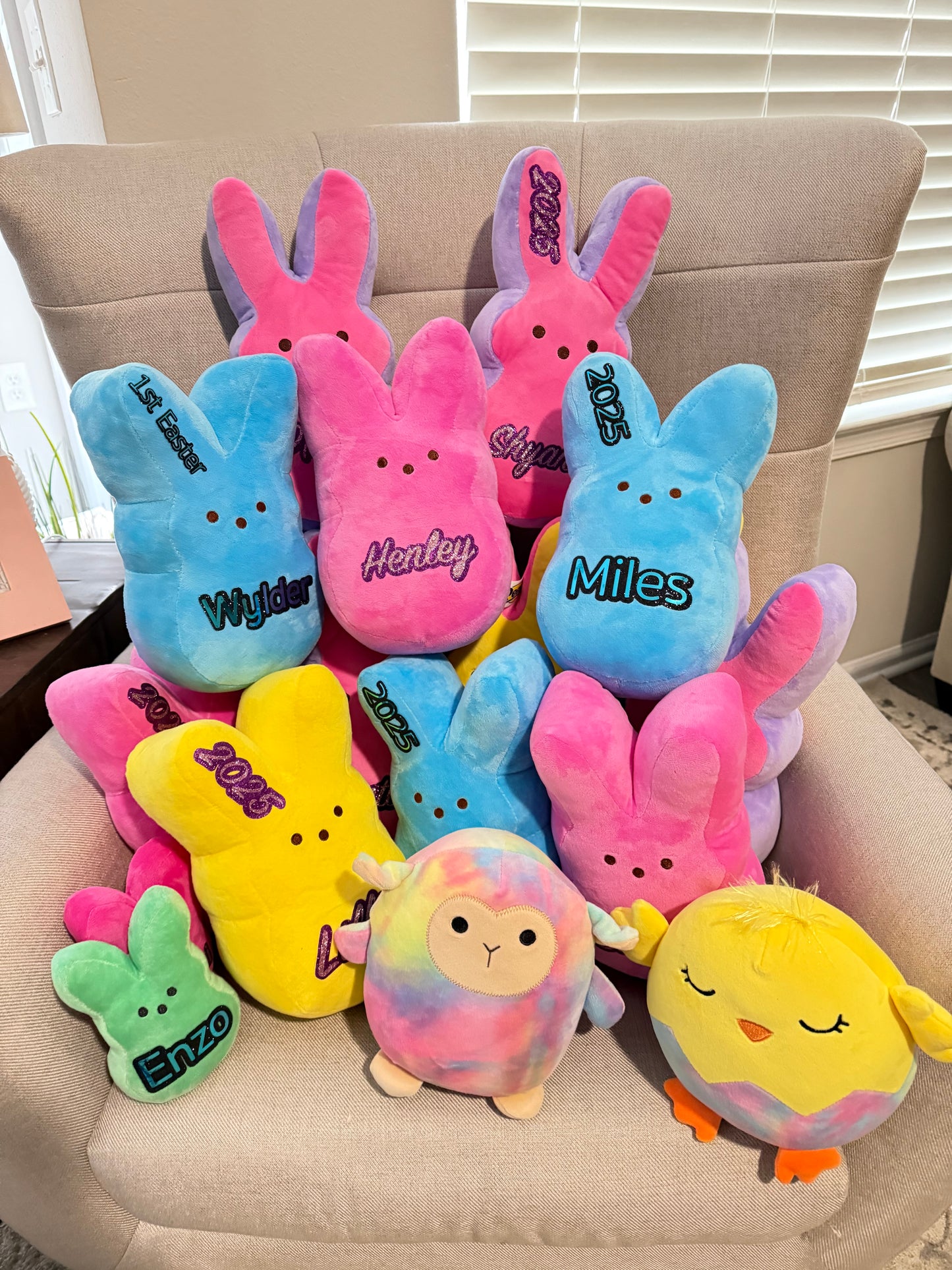 Personalized Plush Bunny Peeps