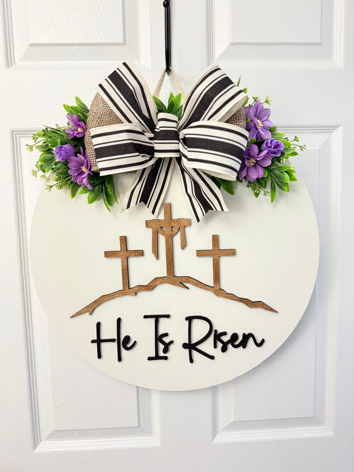 He Is Risen Door Hanger