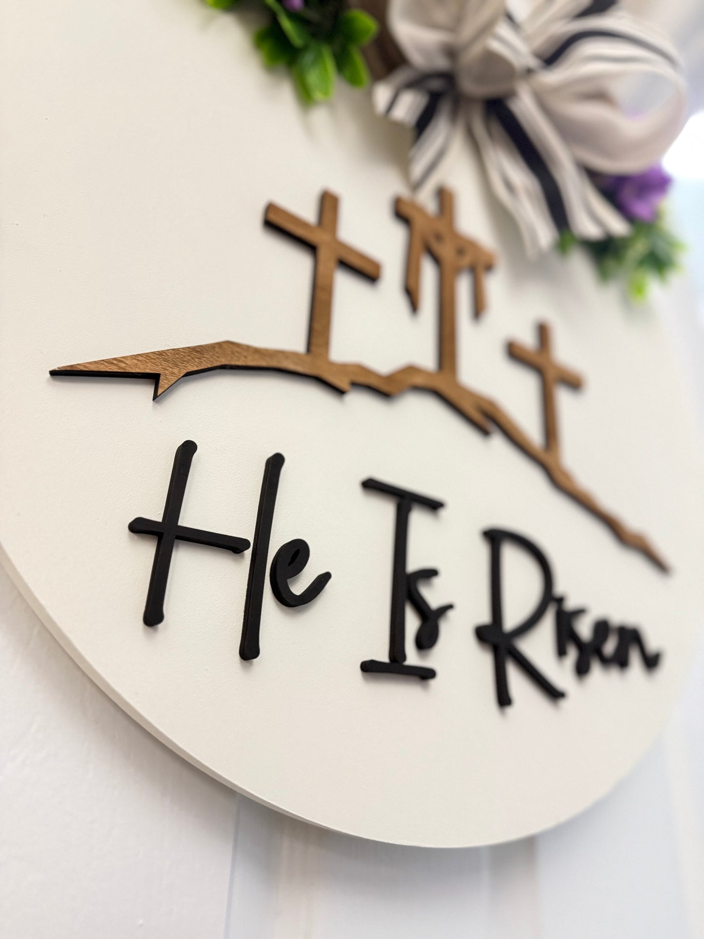 He Is Risen Door Hanger