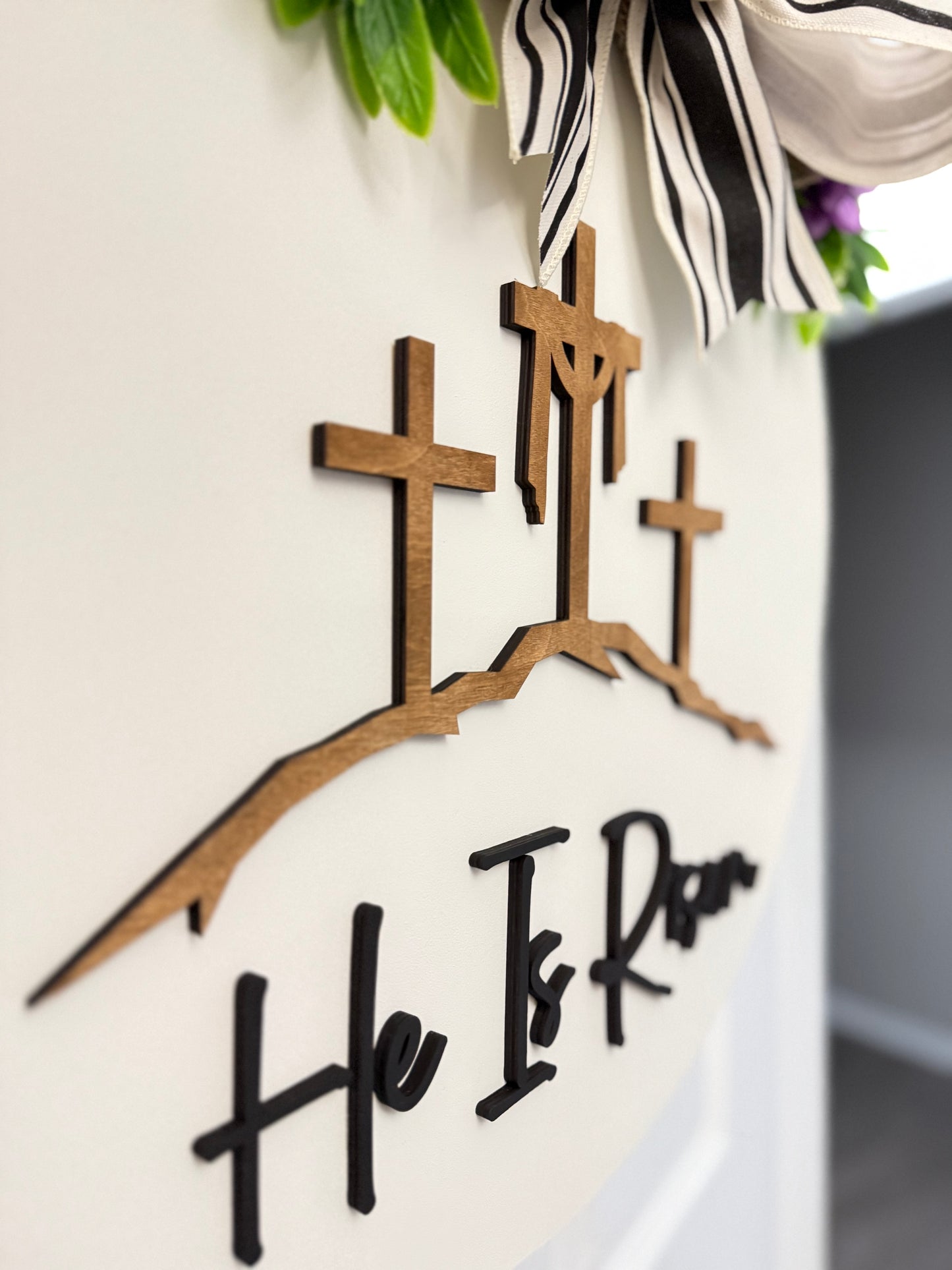 He Is Risen Door Hanger