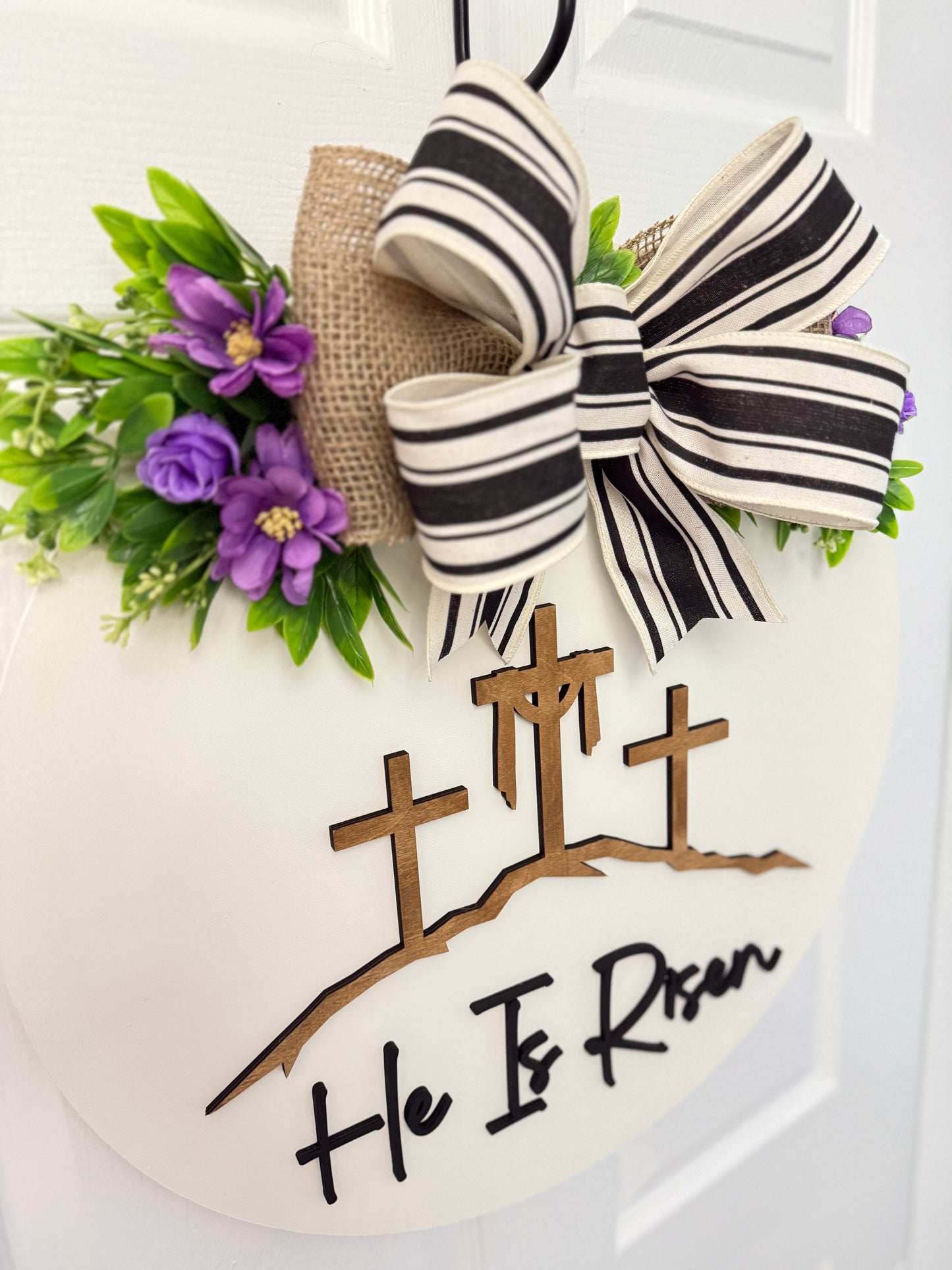 He Is Risen Door Hanger