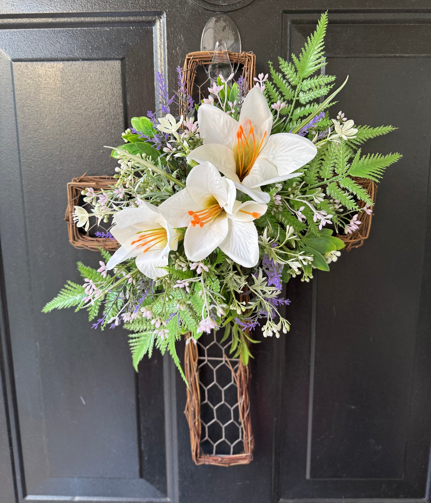 Easter Lily Cross