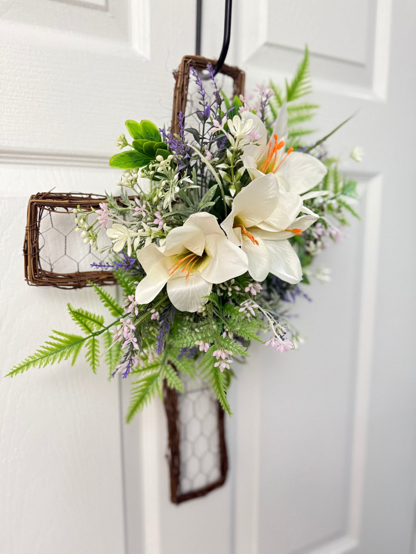 Easter Lily Cross