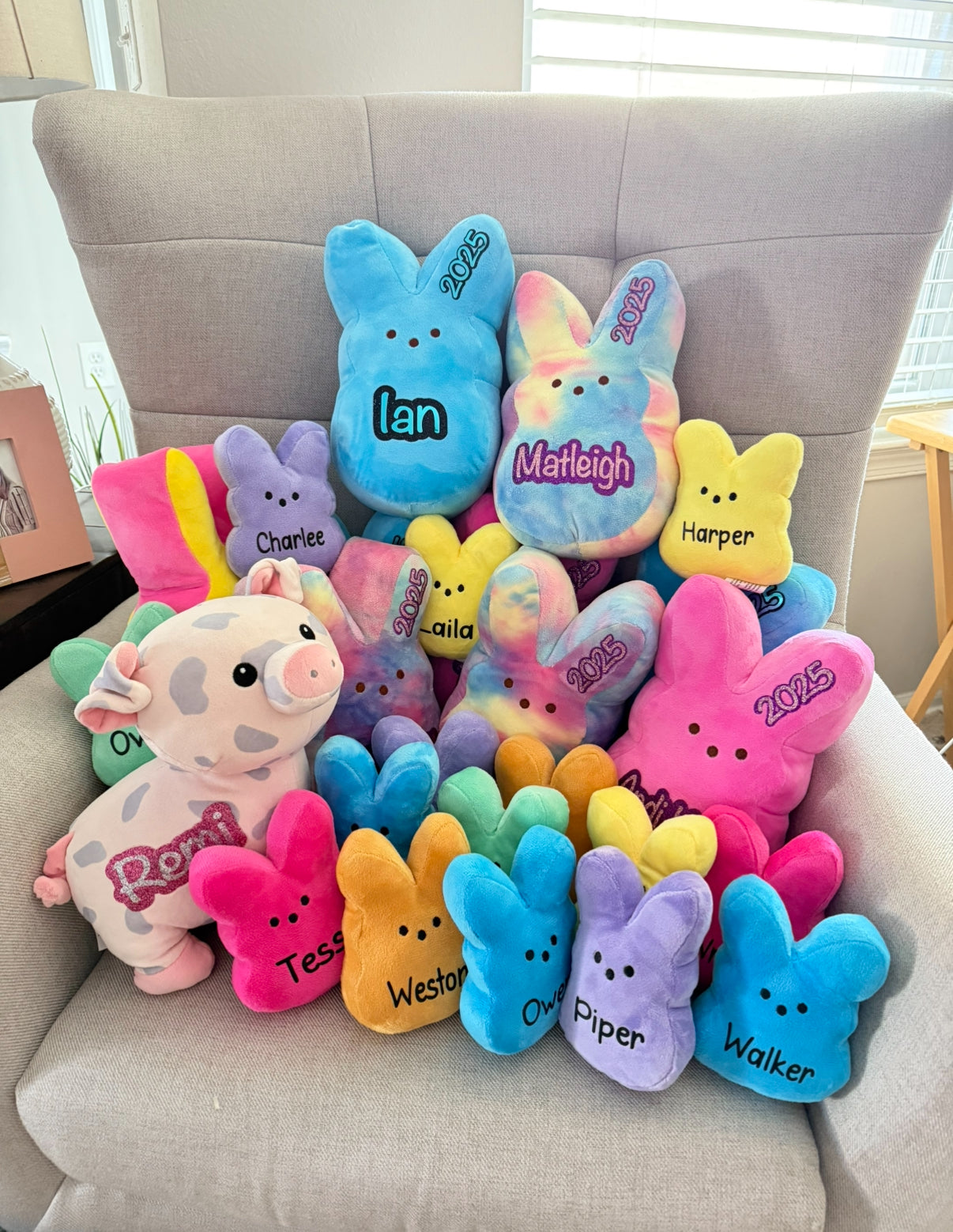 Personalized Plush Bunny Peeps