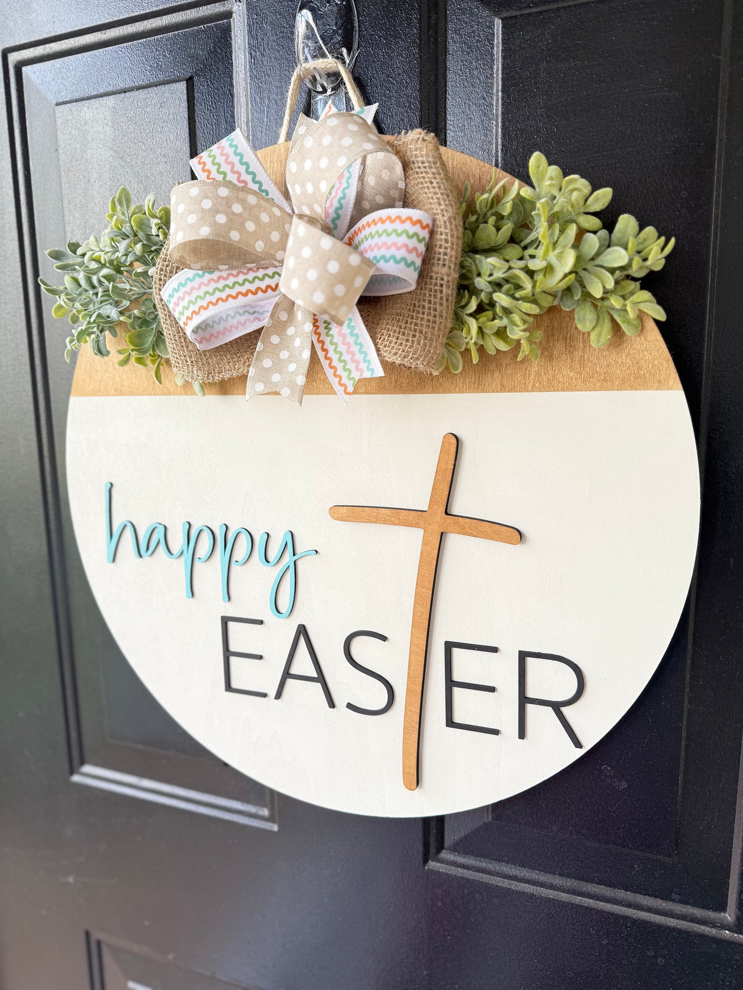 Happy Easter Cross Door Hanger