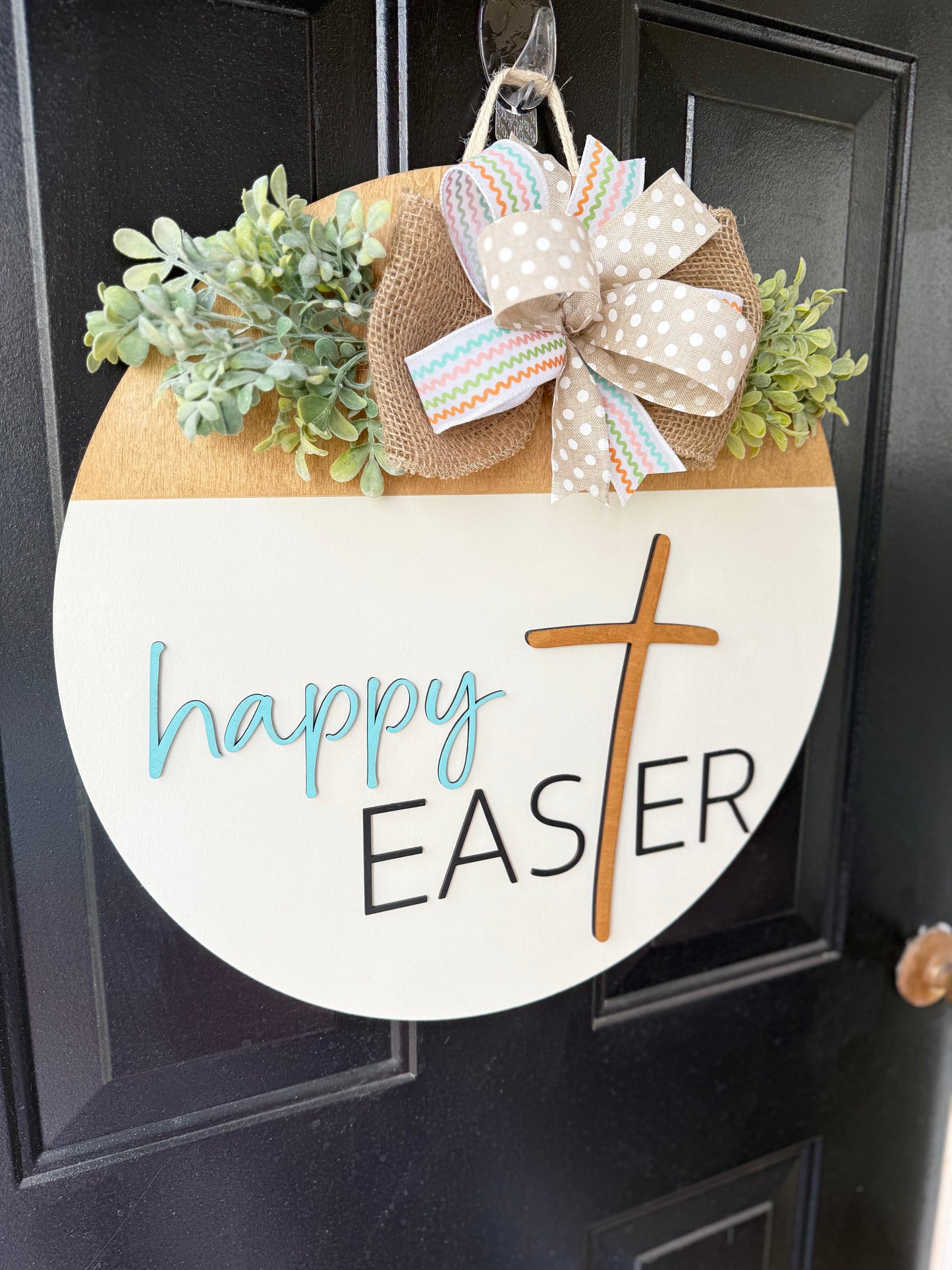 Happy Easter Cross Door Hanger