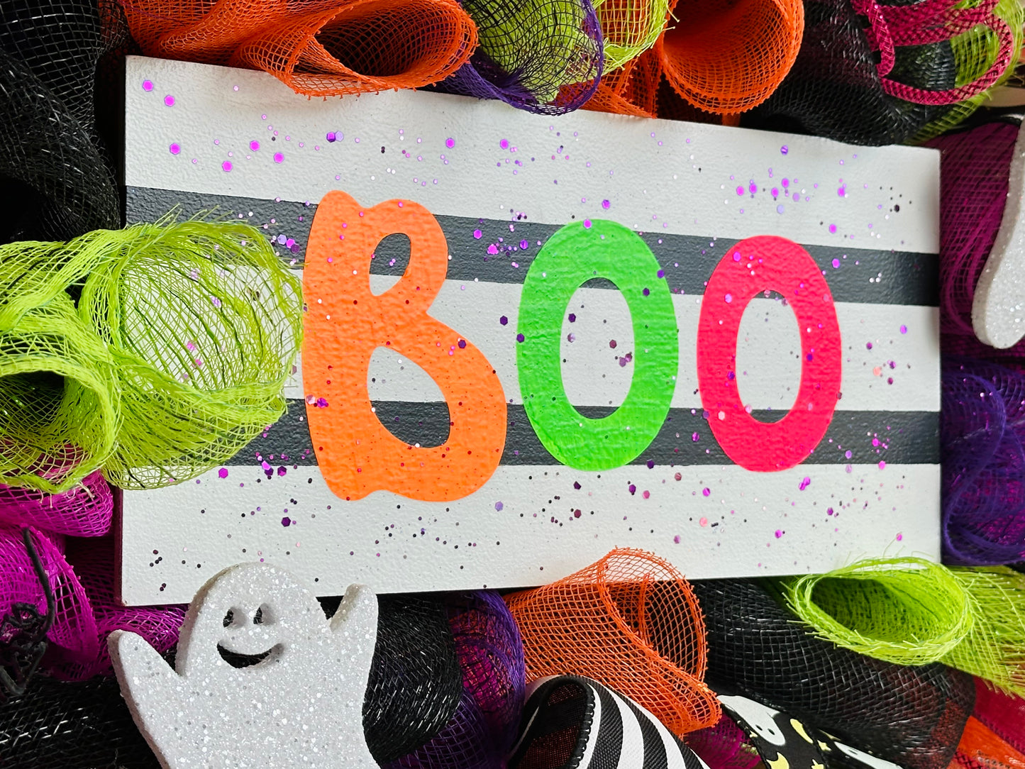 Hey Boo Wreath