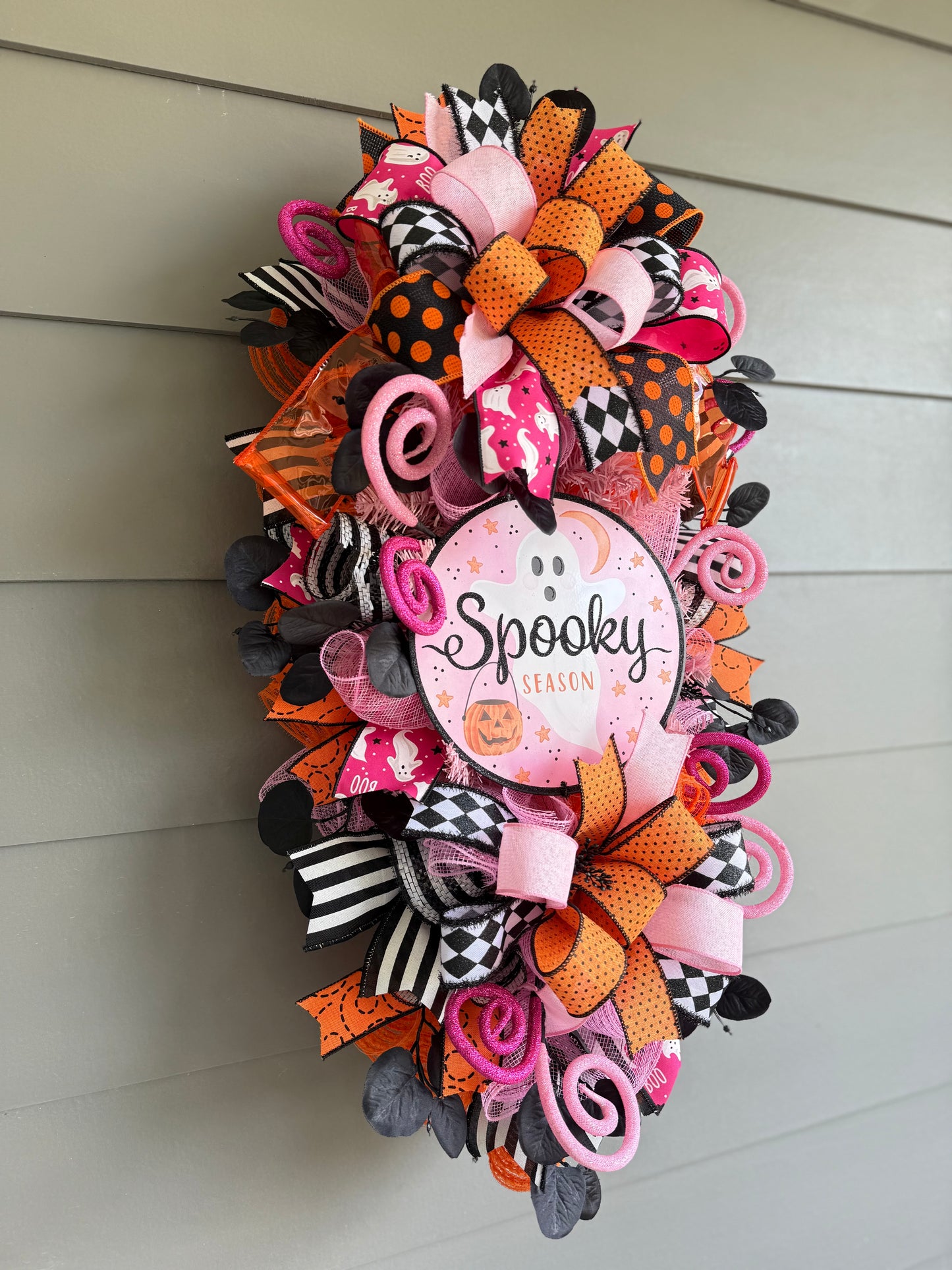 Spooky Season Pink Halloween Swag
