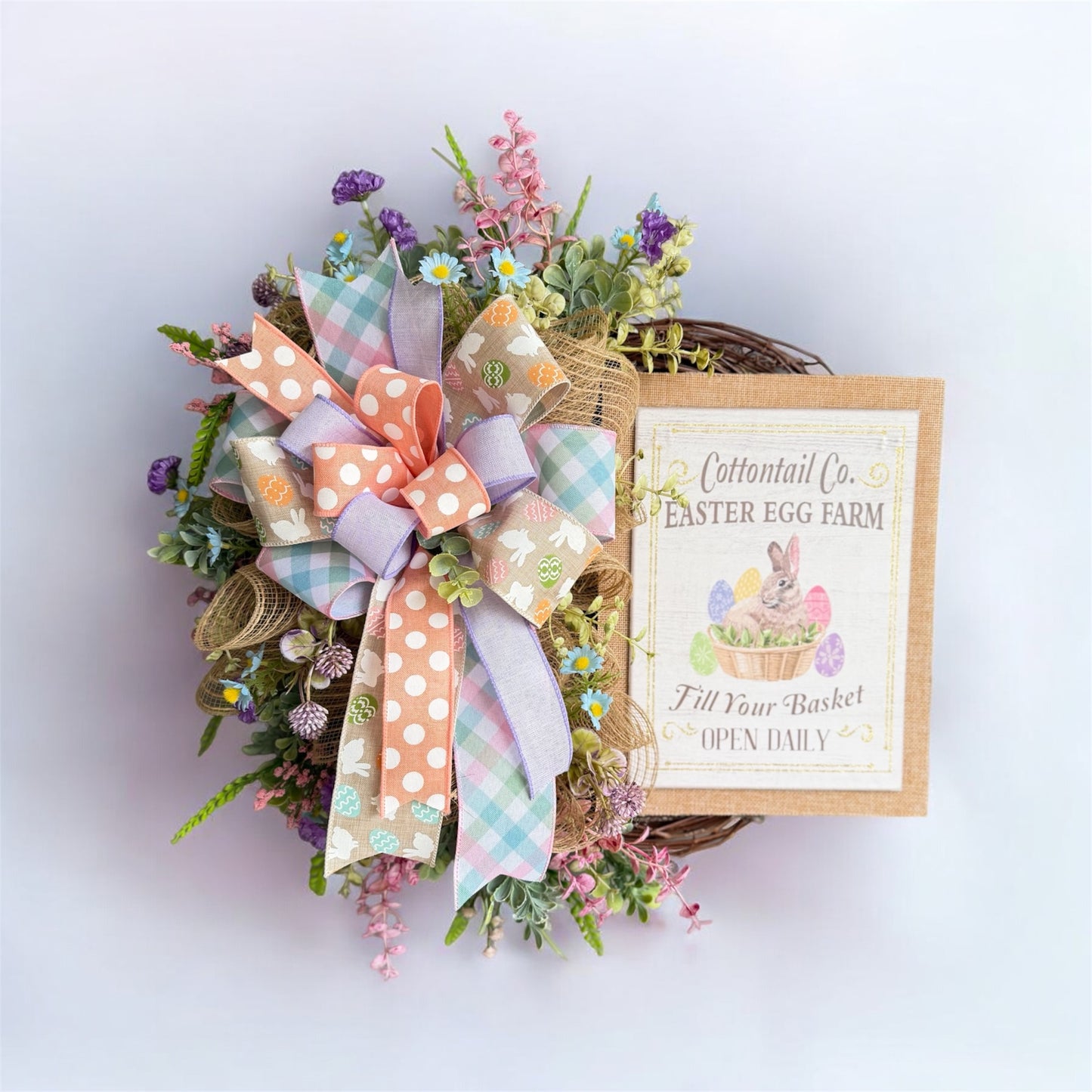 Easter Wreath- Cottontail Co.