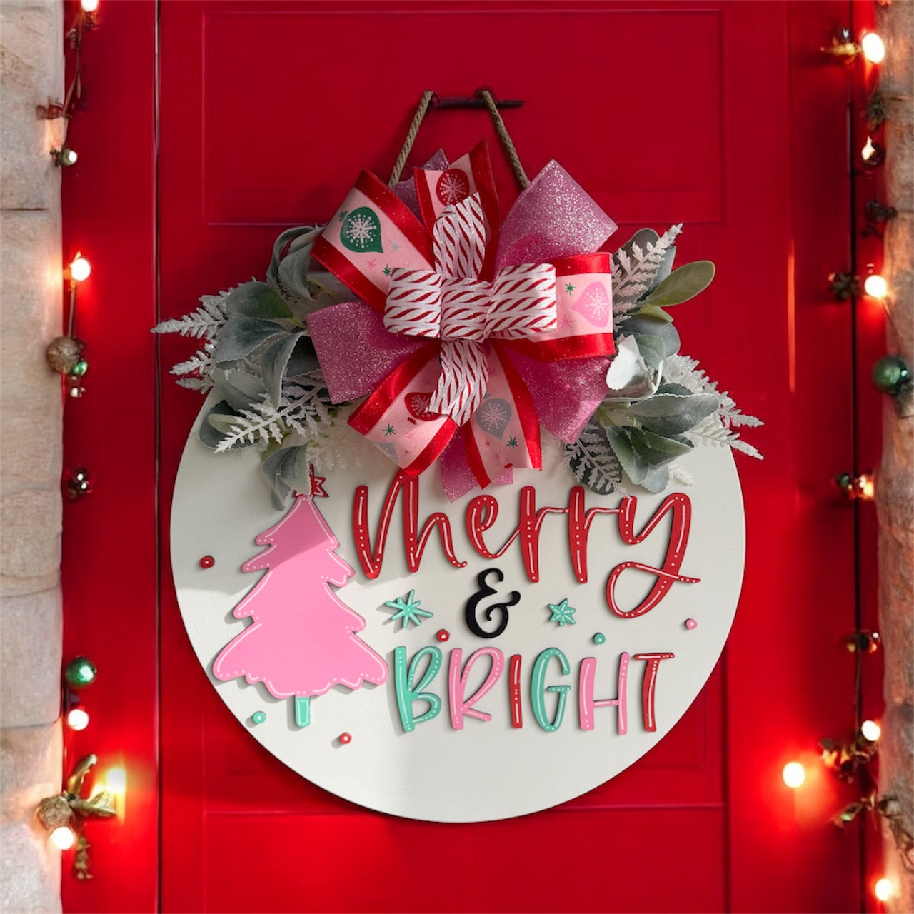 Merry & Bright - Pink Tree