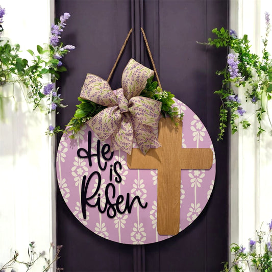 He Is Risen - Purple