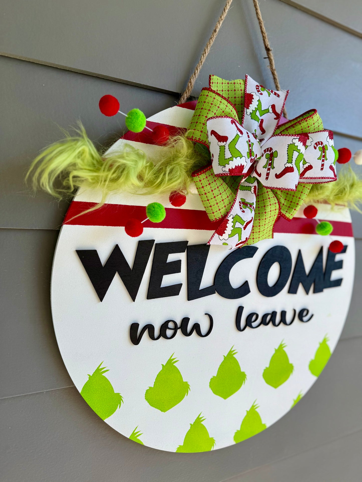 Gr!nch Door Hanger