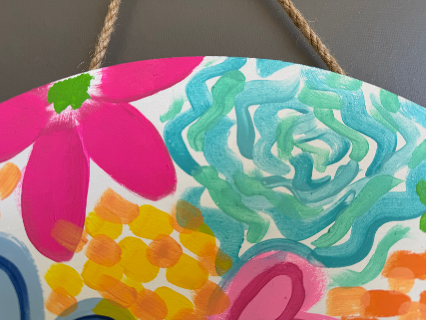 Hello - Free Hand Door Hanger