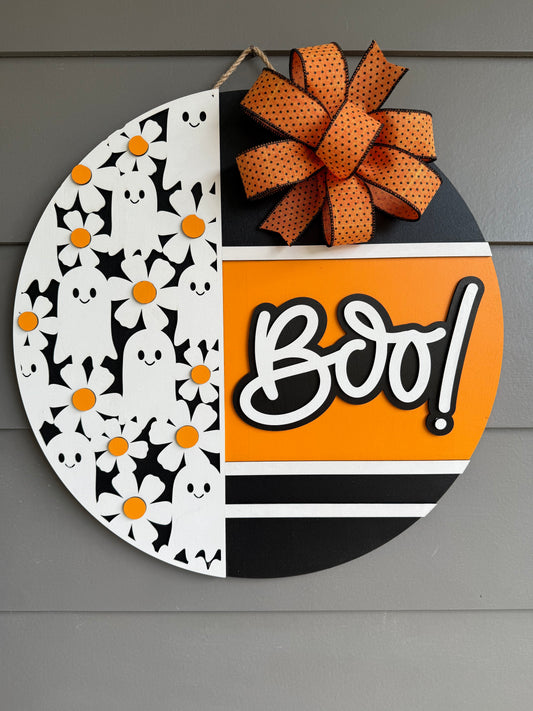 Boo! - Daisy Ghost Orange