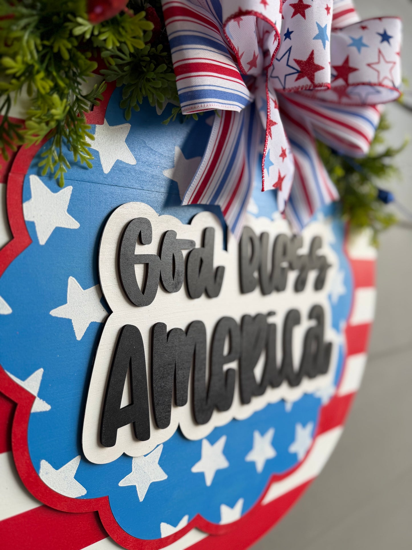 God Bless America Hanger