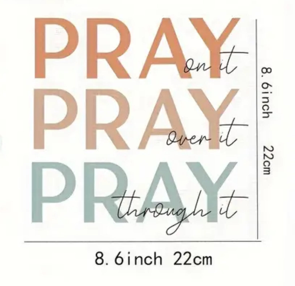 PRAY tee