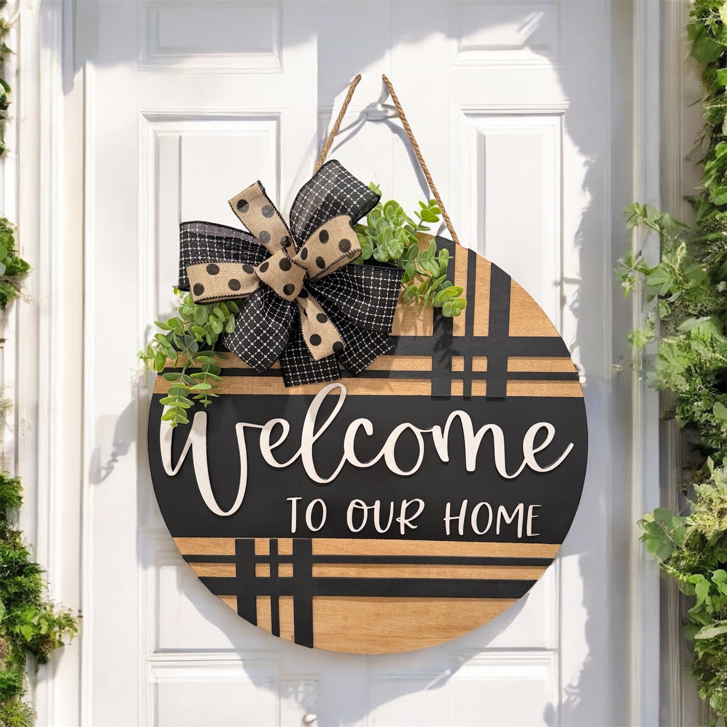 Welcome To Our Home - Black/Stain