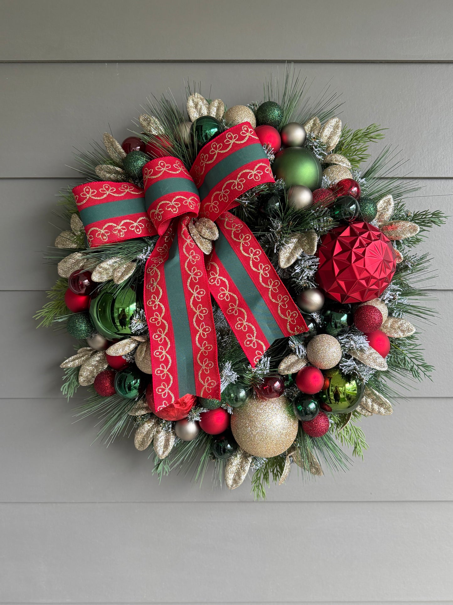 Christmas Ornament Wreath