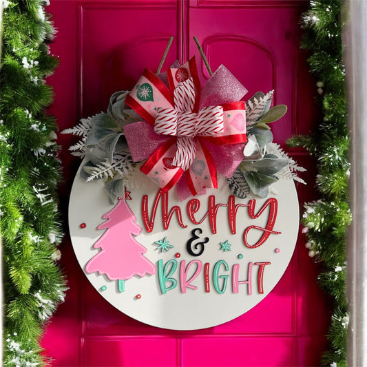 Merry & Bright - Pink Tree