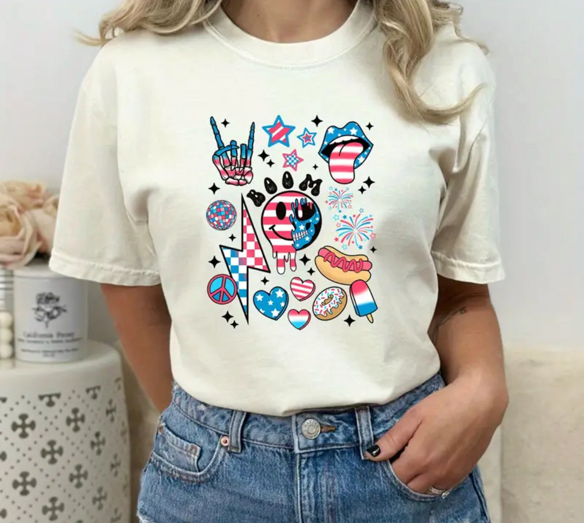 YOUTH + ADULT BOOM Patriotic Tee