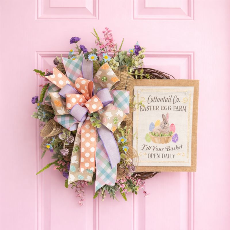 Easter Wreath- Cottontail Co.