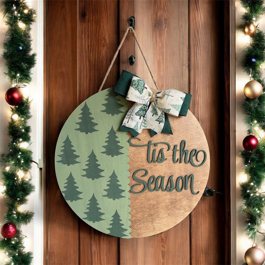 Tis the Season Door Hanger