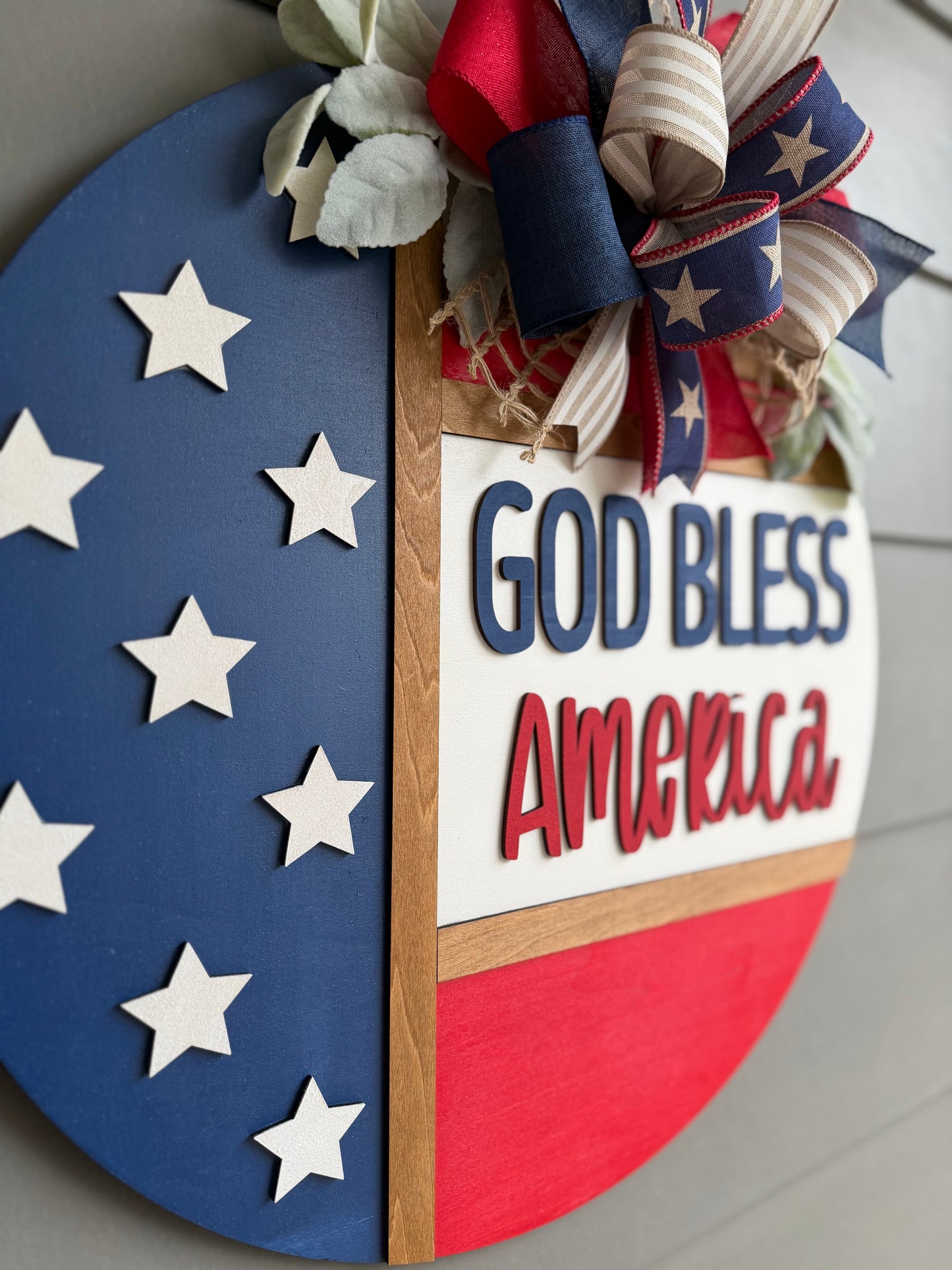 God Bless America - Door Hanger
