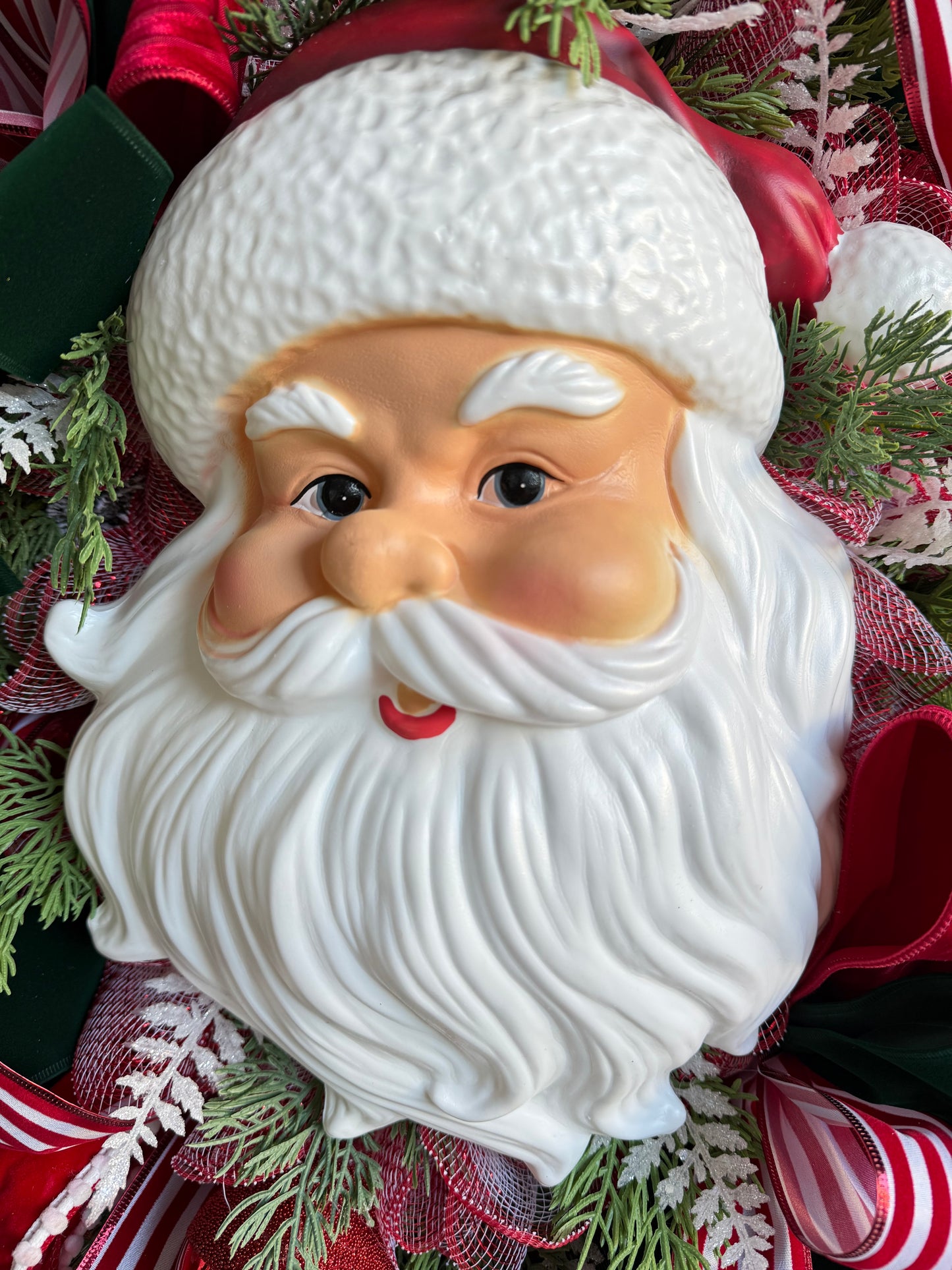 XL Velvet Santa Wreath