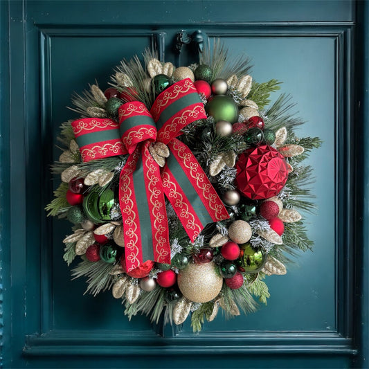 Christmas Ornament Wreath