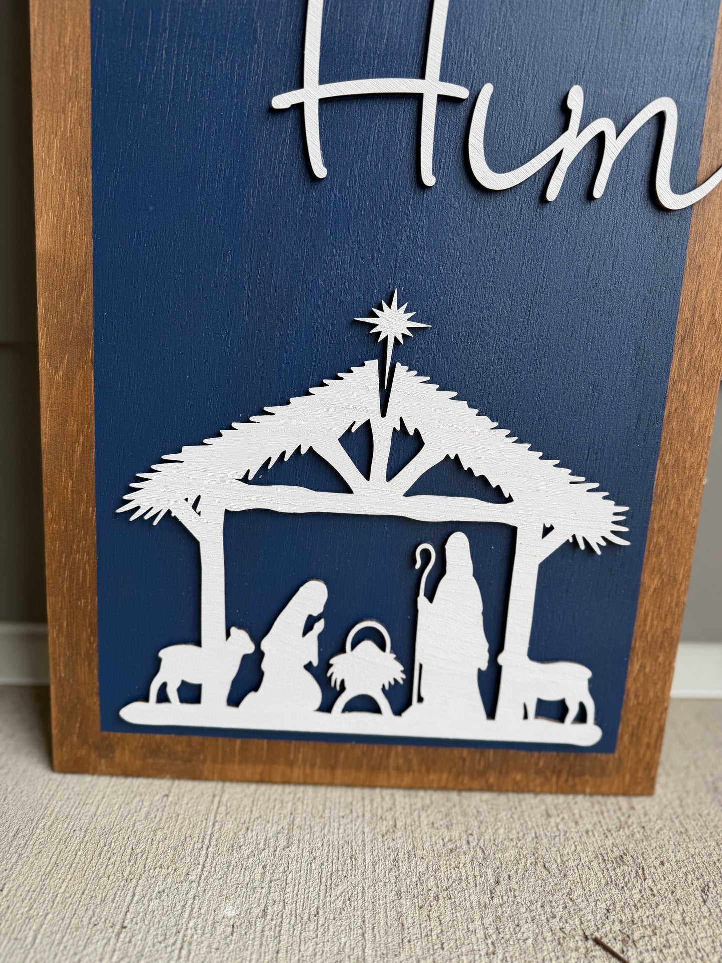 O Come Let Us Adore Him Porch Set