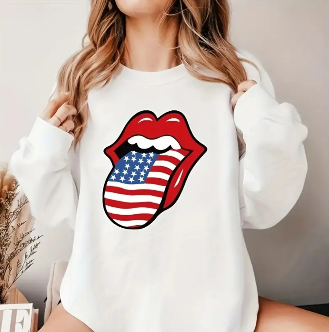 Patriotic Tongue Tee