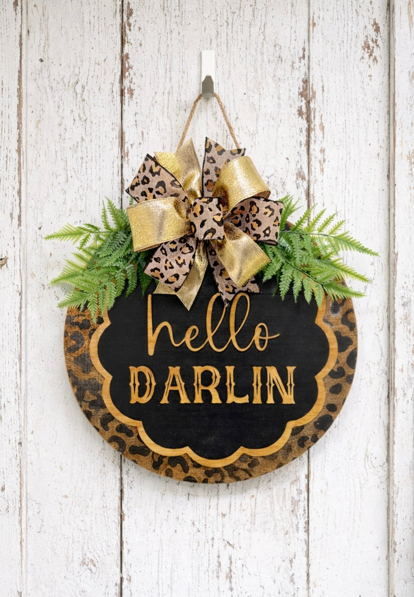 hello DARLIN - leopard