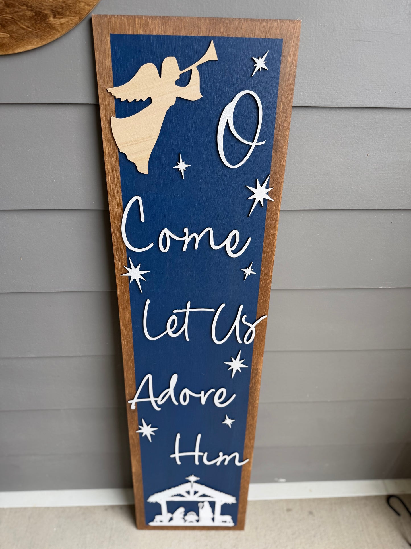 O Come Let Us Adore Him Porch Set