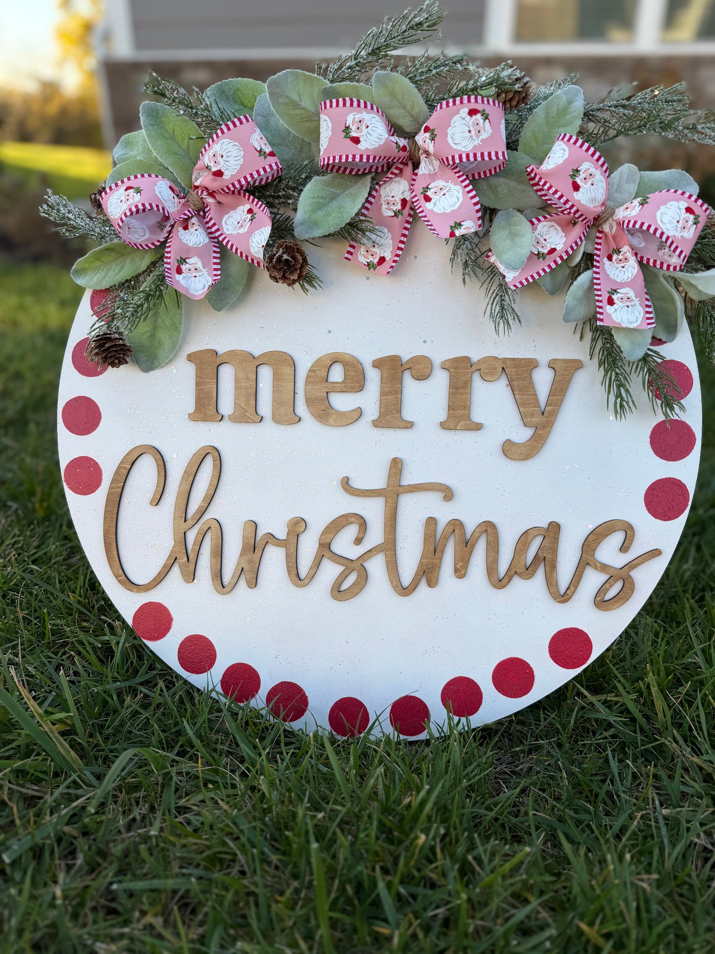 Merry Christmas Hanger - Red Dot
