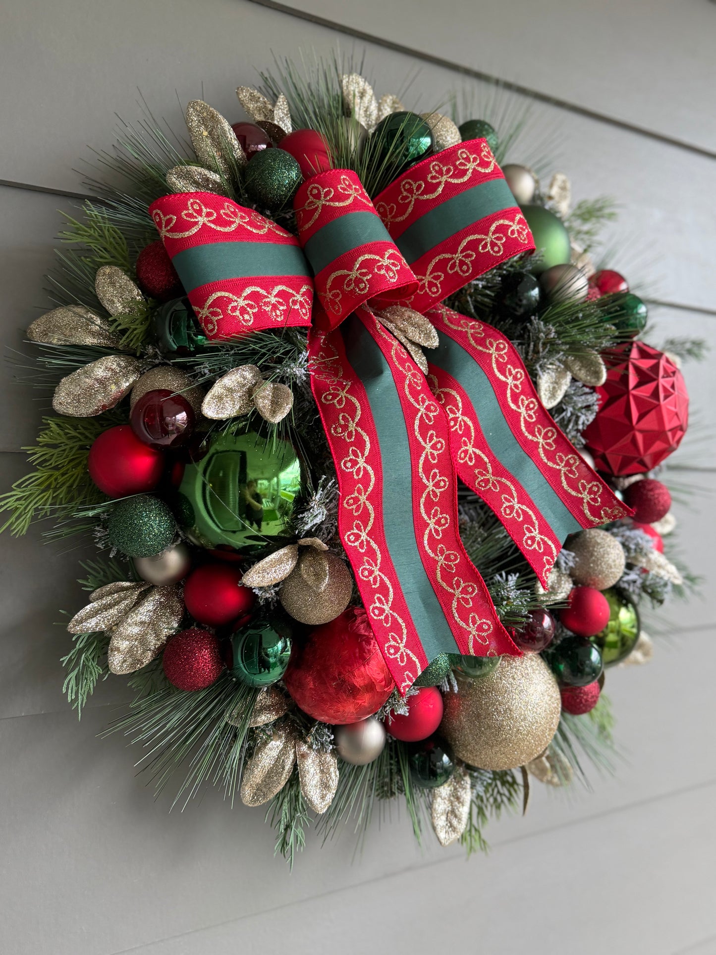 Christmas Ornament Wreath