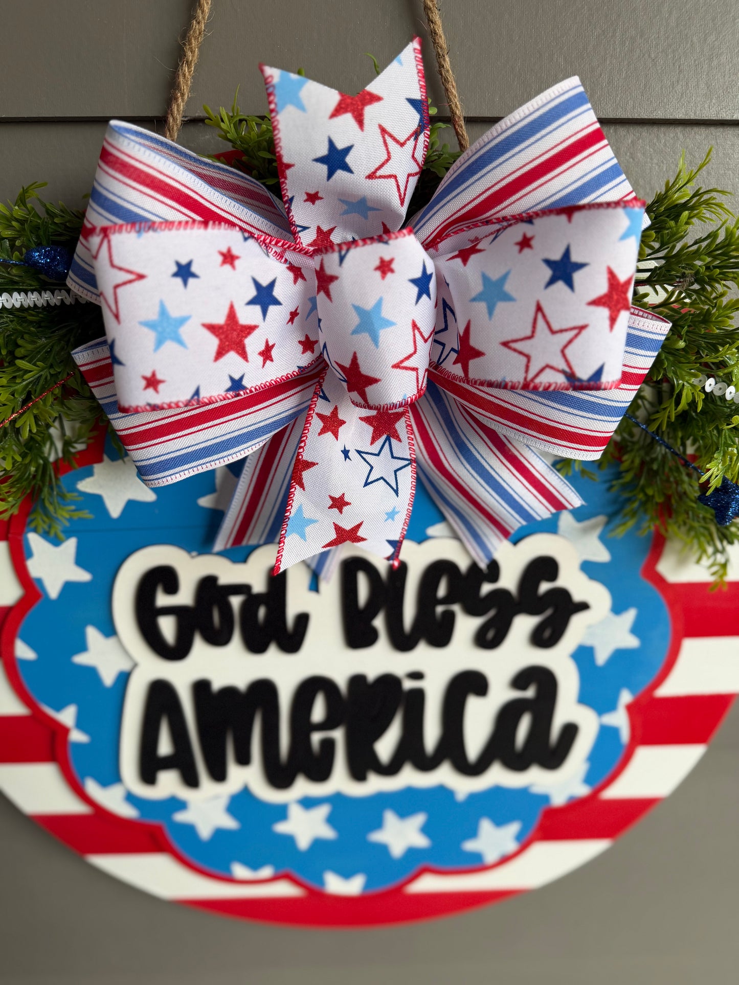 God Bless America Hanger